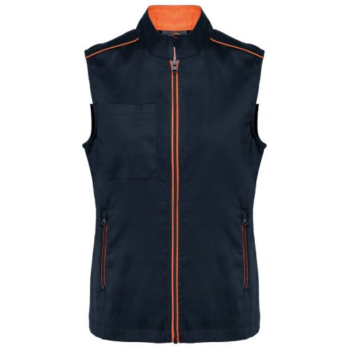 Damen Bodywarmer "Day-to-Day" WK 6149 – WK in Navy / Fluorescent Orange