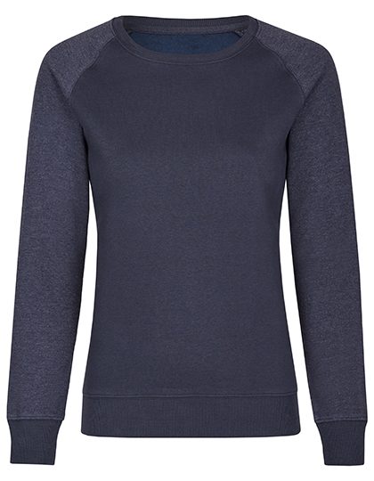 my mate - Ladies´ Crew Neck Sweat – Miners mate in Navy/Heather Navy