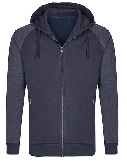my mate - Men´s Zip Hoody – Miners mate in Navy/Heather Navy
