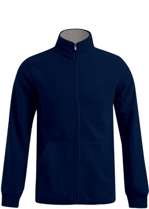 Herren Double Fleece Jacke 7971 – Promodoro in Navy/Light Grey