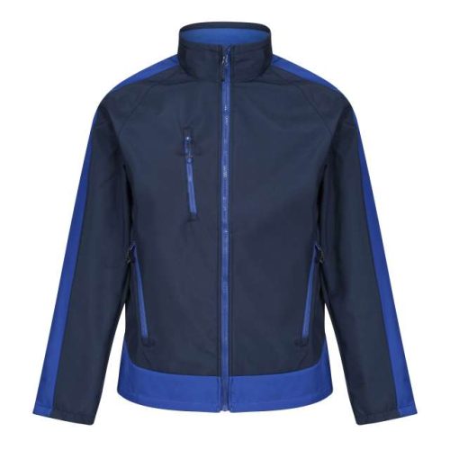 Contrast Printable 3 Layer Softshell – Regatta in Navy/New Royal