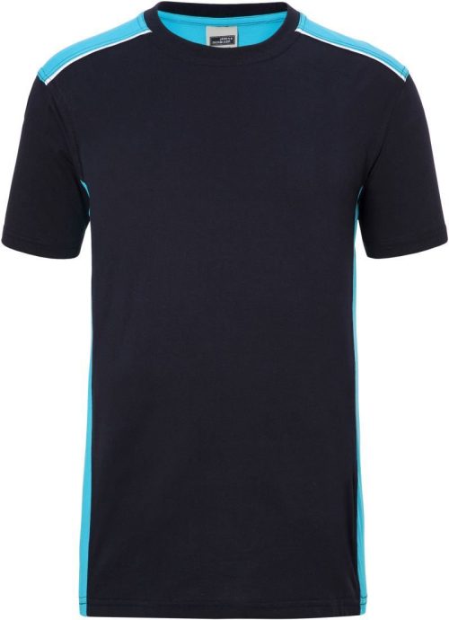 Herren Workwear T-Shirt - Color JN 860 – Daiber in Navy/Turquoise