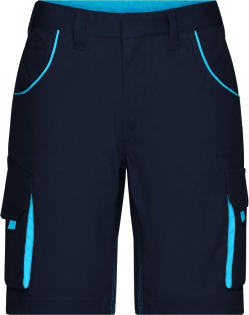 Workwear Bermuda - Color JN 872 (42-60) – Daiber in Navy/Turquoise