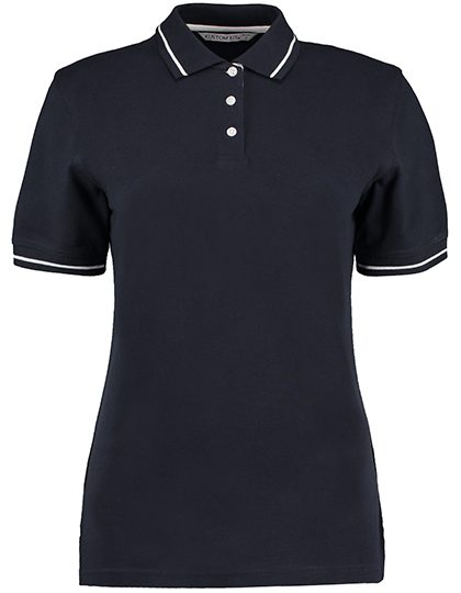 Women´s Classic Fit St. Mellion Polo – Kustom Kit in Navy/White
