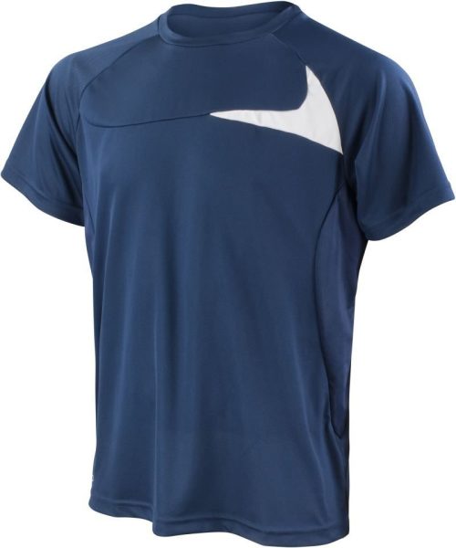 Herren Trainings Shirt S 182M – Spiro in Navy/White