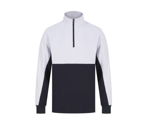 Adults 1/4 Zip Tracksuit Top – Finden+Hales in Navy / White