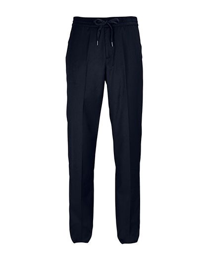Men´s Elasticated Waist Suit Trousers Germain – NEOBLU in Night