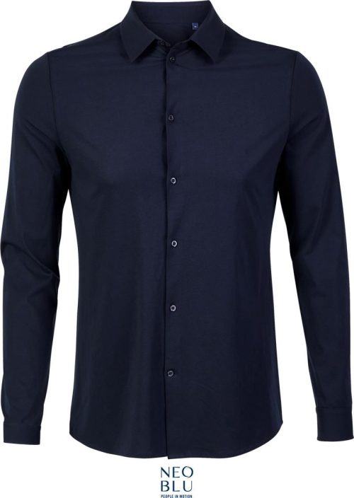 Hemd langarm Balthazar Men – NEOBLU in Night Blue