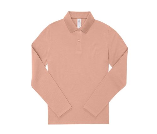 MY POLO 210 Damen mit langen Ärmeln PW464 – B&C in Nude