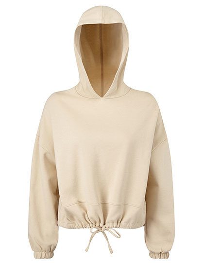 Women´s Cropped Oversize Hoodie – TriDri® in Nude