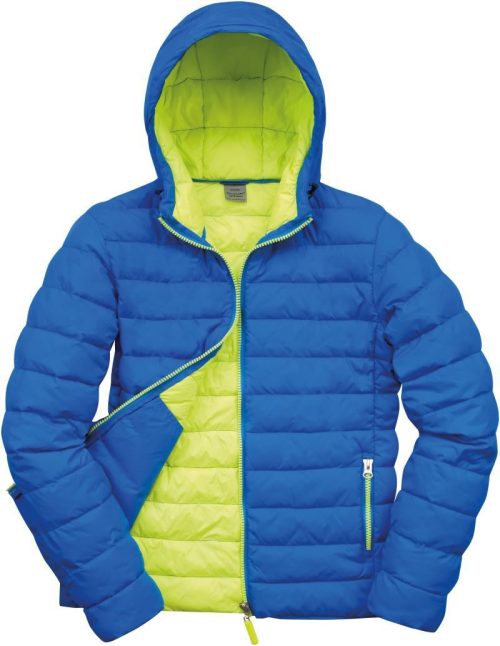Herren Steppjacke "Snow Bird" R 194M – Result in Ocean Blue/Lime