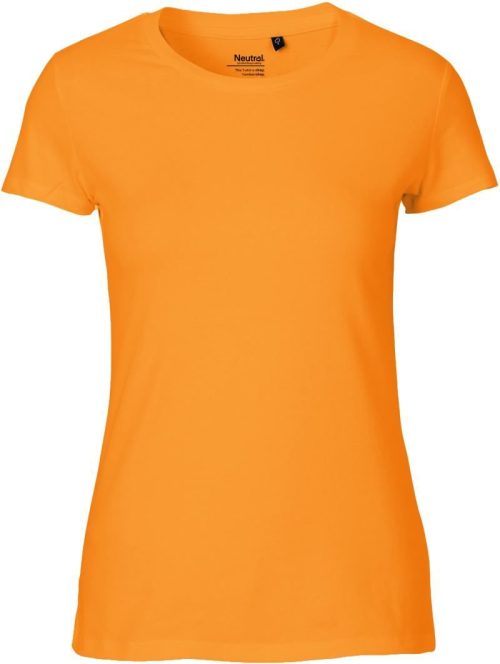 Damen Bio T-Shirt O 81001 – Neutral in Okay Orange