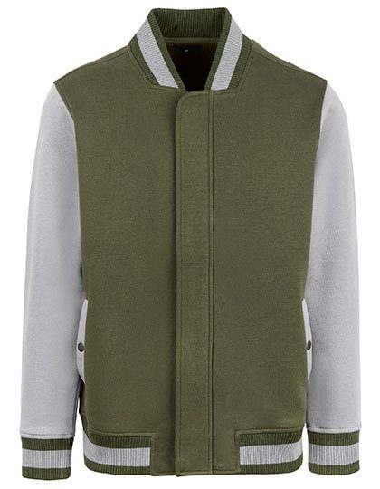 Men´s Premium College Jacket – HRM in Olive/Stone