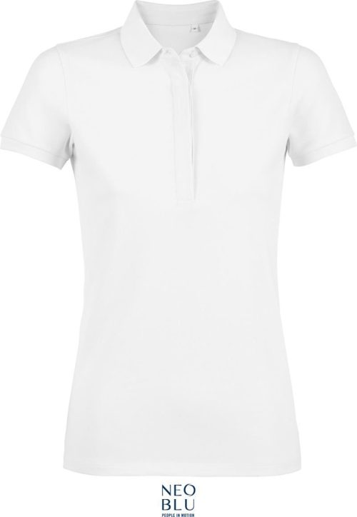 Damen Piqué Polo Owen Women – NEOBLU in Optic White
