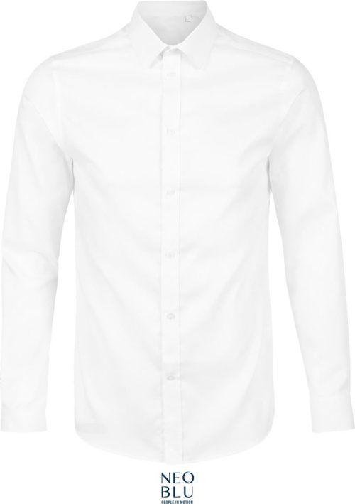 Micro-Twill Hemd langarm Blaise Men – NEOBLU in Optic White