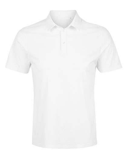 Men´s Mercerised Jersey Polo Shirt Relax Oscar – NEOBLU in Optic White