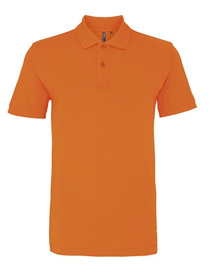 Men´s Relaxed Fit Polo – Asquith & Fox in Orange