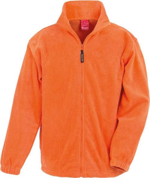 Schwere Fleece Jacke R 036X – Result in Orange