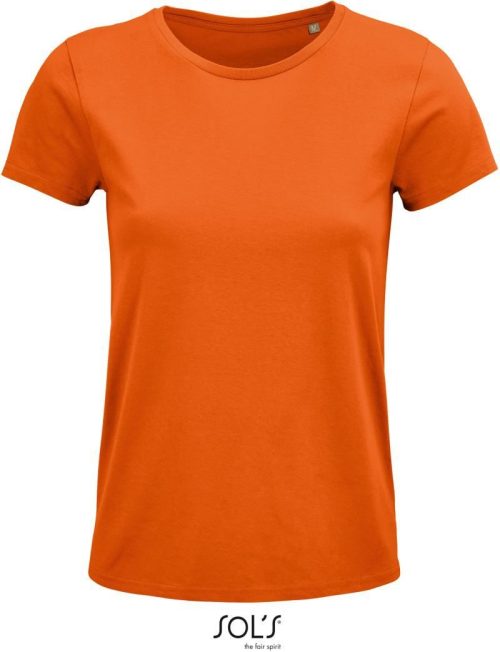 Damen Bio T-Shirt Crusader Women – SOL'S in Orange