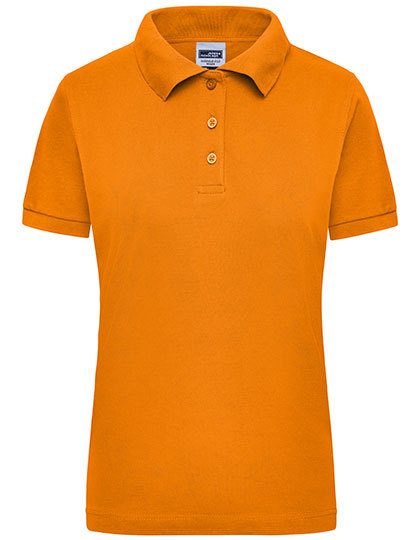 Schweres Damen Workwear Piqué Polo JN 803 – Daiber in Orange