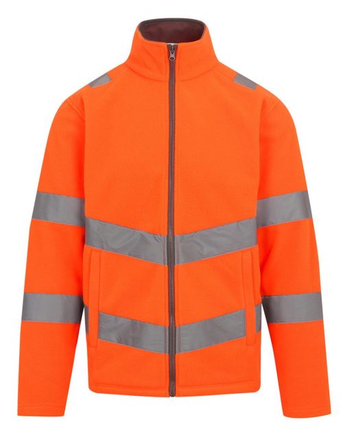Pro Contract Hi-Vis Thor Fleece Jacket – Regatta High Visibility in Orange