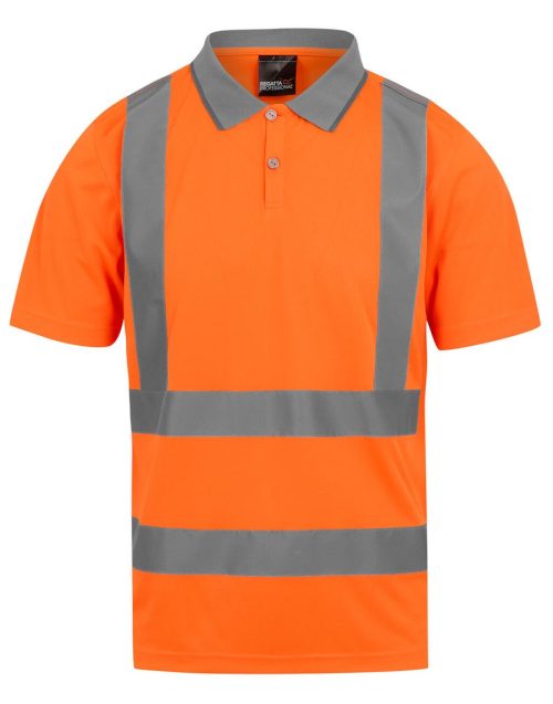 Pro Contract Hi-Vis Polo – Regatta High Visibility in Orange