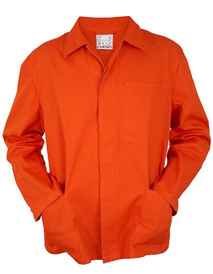 Classic Long Work Jacket – Carson Classic Workwear in Orange