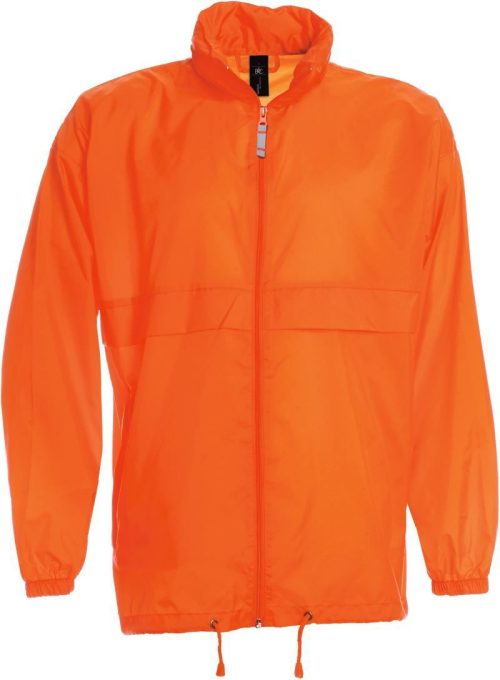 Ungefütterter Windbreaker Sirocco – B&C in Orange
