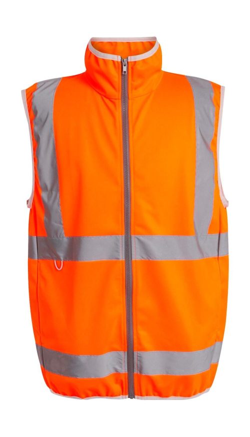 Pro Hi-Vis Full Zip Gilet TRS257 – Regatta High Visibility in Orange