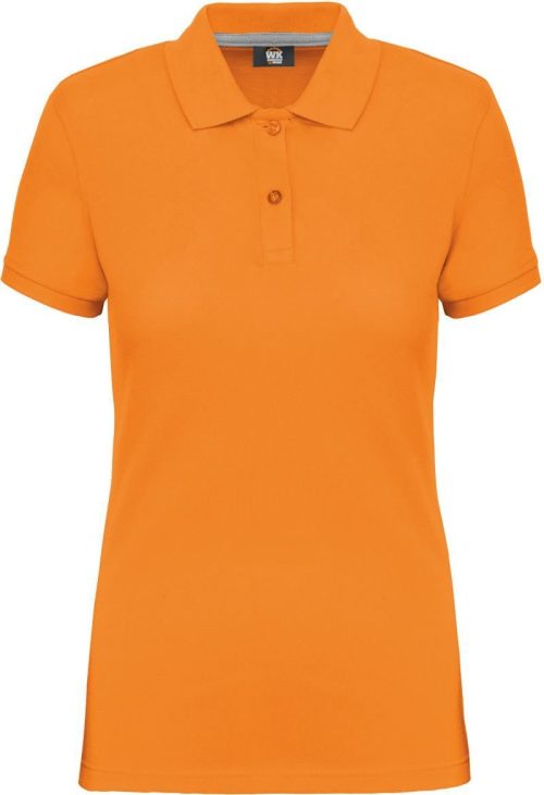 Schweres Damen Workwear Piqué Polo WK 275 – WK in Orange