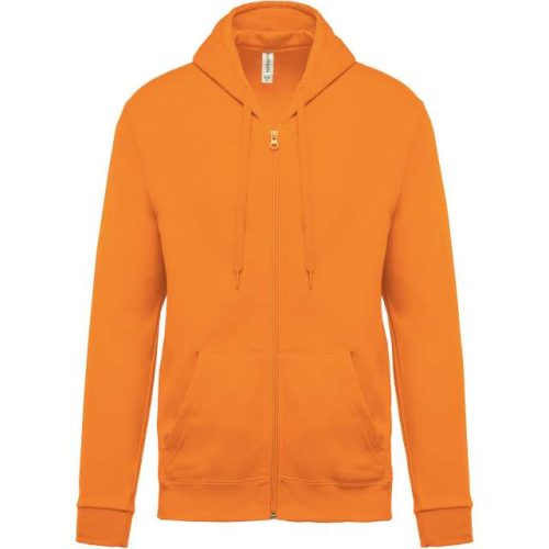 Full Zip Hooded Sweatshirt – Kariban in Orange