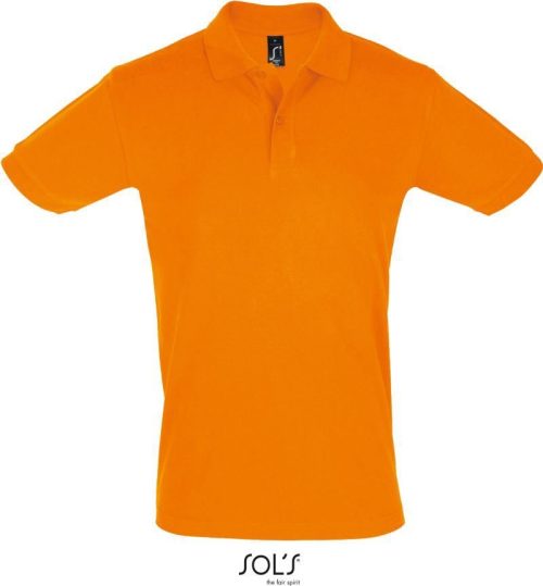 Herren Piqué Polo Perfect Men – SOL'S in Orange