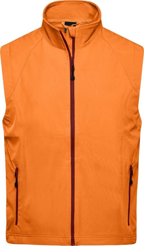 Herren 3-Lagen Softshell Gilet JN 1022 – Daiber in Orange