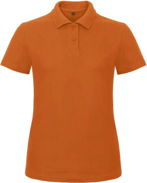 Damen Piqué Polo ID.001 /women – B&C in Orange