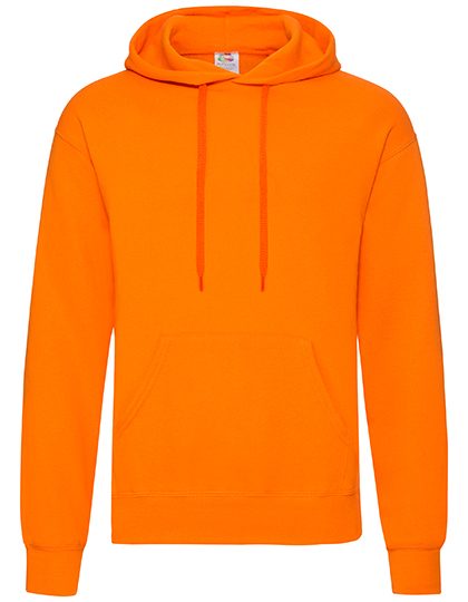 Classic Hooded Sweat – Fruit of the Loom in Orange