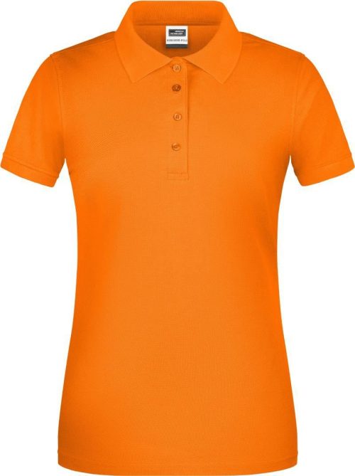 Damen Bio Piqué Workwear Polo JN 873 – Daiber in Orange