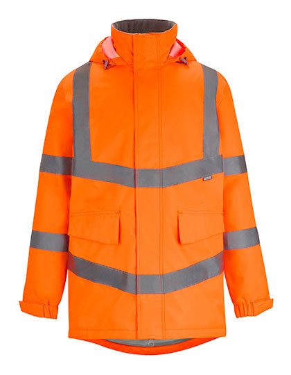 Hi-Vis Pro Contract Dover Parka Jacket – Regatta High Visibility in Orange