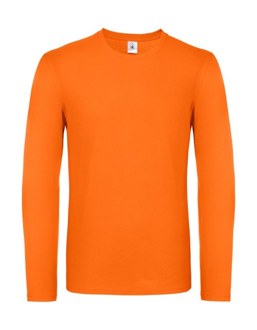 Herren-Langarmshirt #E150 TU05T – B&C in Orange