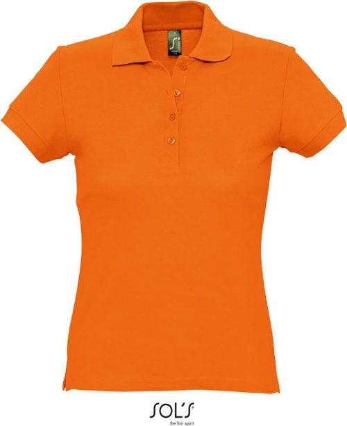 Damen Piqué Polo Passion – SOL'S in Orange