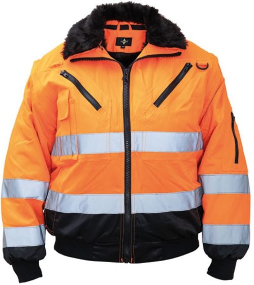 Hi-Vis Pilotenjacke KXPJ – Oslo – Korntex in Orange