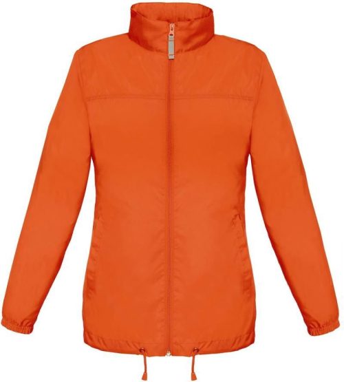 Ungefütterter Damen Windbreaker Sirocco /women – B&C in Orange