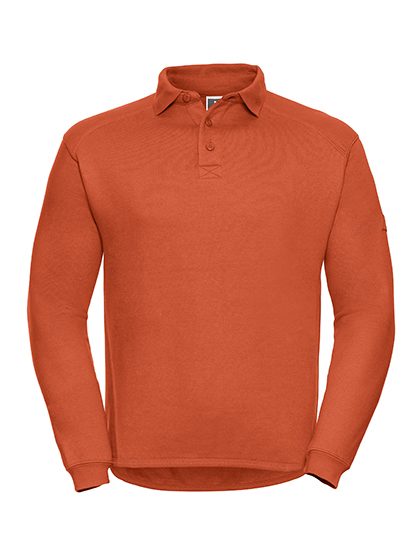 Heavy Duty Workwear Collar Sweatshirt – Russell Athletic in Orange