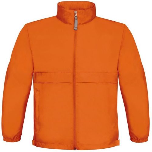 Ungefütterter Kinder Windbreaker Sirocco /kids – B&C in Orange