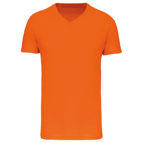 Herren-T-Shirt Bio 150 IC mit V-Ausschnitt K3028IC – Kariban in Orange