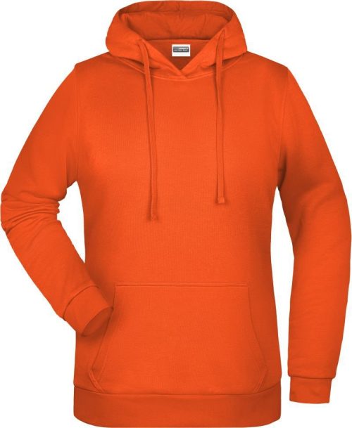 Damen Kapuzen Sweater JN 795 – Daiber in Orange