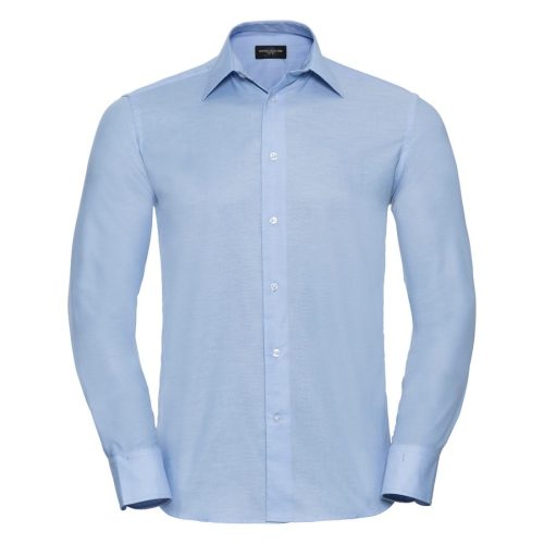 Langärmiges oxfordhemd R-922M-0 – Russell in Oxford Blue