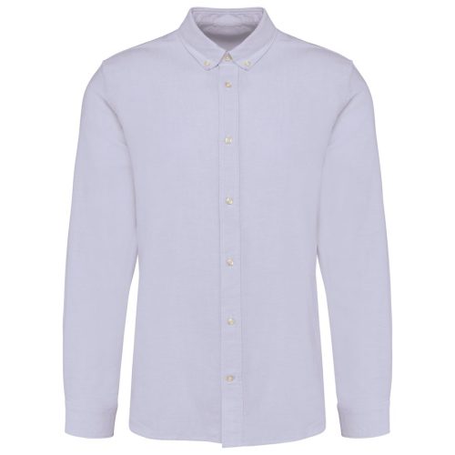 Oxford-Herrenhemd mit langen Ärmeln PK503 – Kariban Premium in Oxford Lavender