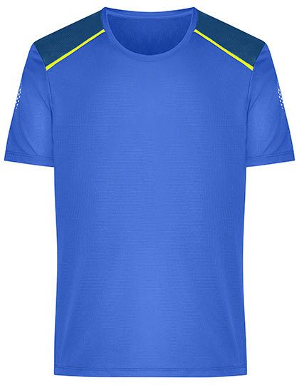 Men´s Running T-Shirt – Daiber in Peacock Blue