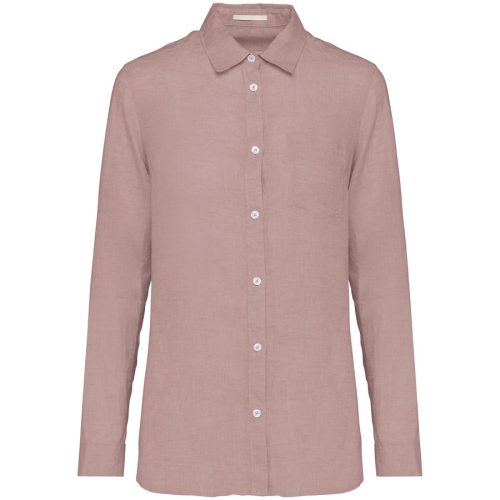 Leinen-Bluse für Damen NS505 – Spasso in Petal Rose