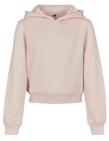 Girls Cropped Sweat Hoody – Build Your Brand in Pink